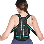 The back brace posture corrector for men and women combines back support and posture correction in a single brace! It relieves discomfort and provides powerful support for your lower back while simultaneously functioning as an upper back brace.